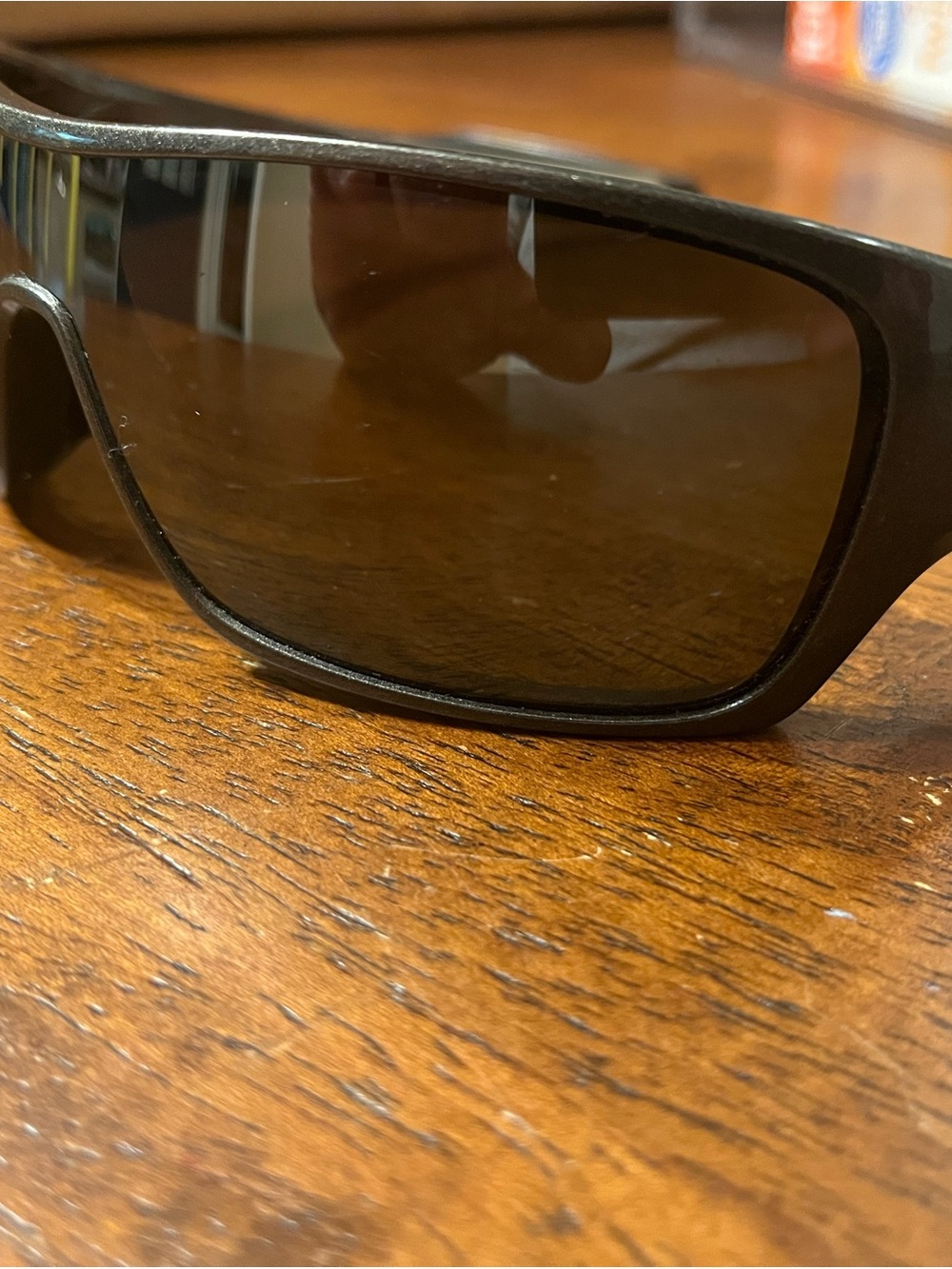 Oakley Men's Turbine Rotor Grey Frame Sunglasses with Dark Lenses